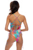 Luli Fama Wild Waters Peek A Boo Underwire One Piece Bodysuit